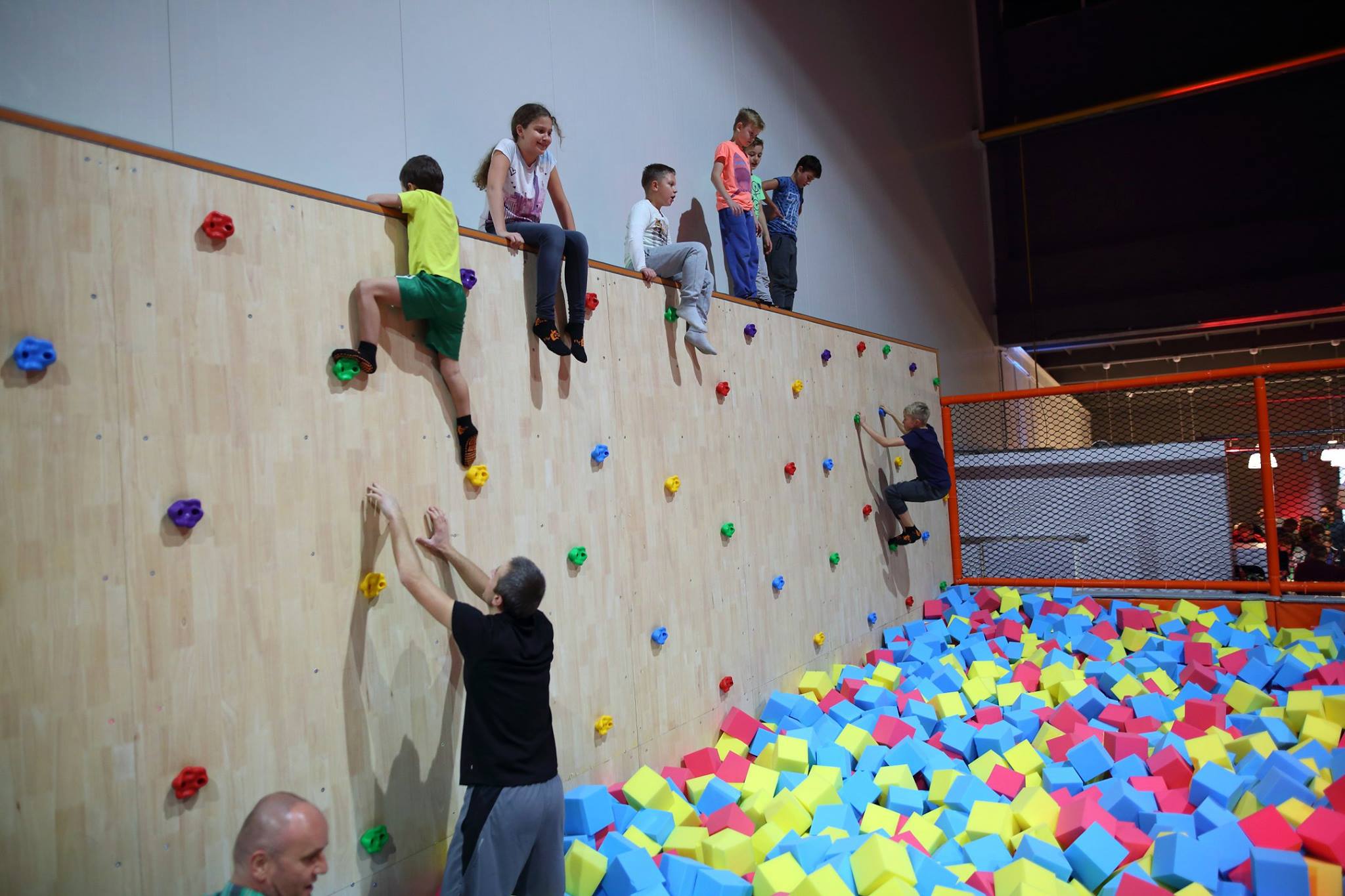 indoor playground trampoline